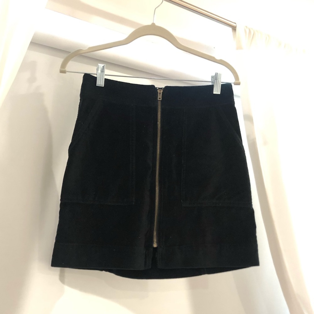 Marine Layer Mallory Velvet Mini Skirt. Size 4